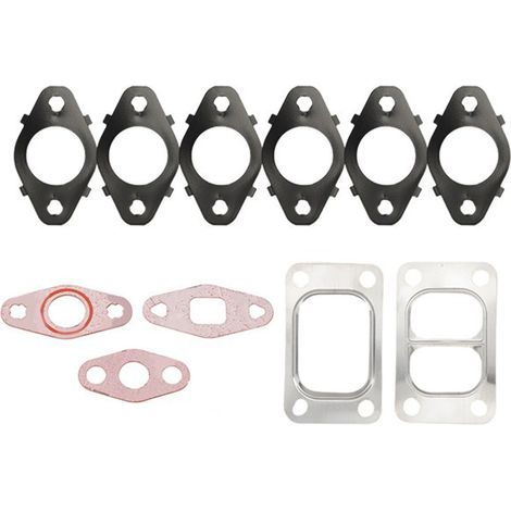 Kit de rondelles et écrous de goujon pour collecteur d'échappement de moteur diesel à commande électronique ISDE ISBE 5266422 3901356 (1/4)