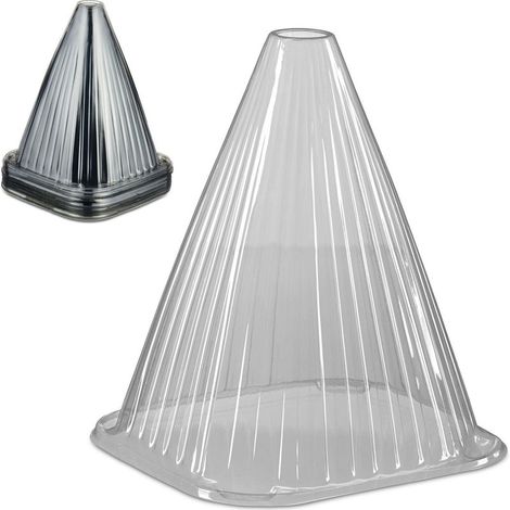 Lot de 10 chapeaux de plantes gris (1/5)