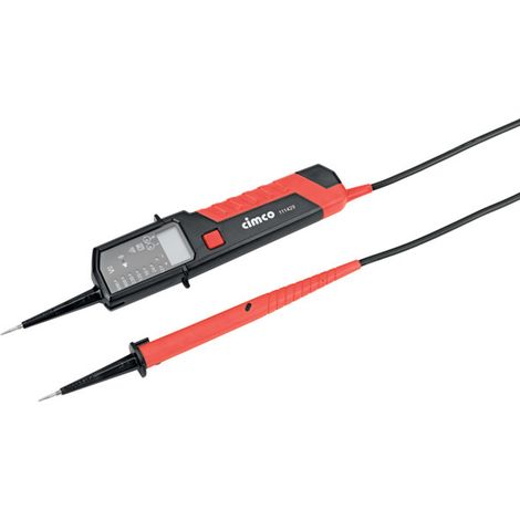 Tester di Tensione Cimco LED LCD 690V AC/DC Nero