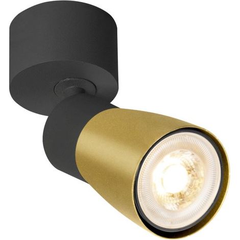 Applique et plafonnier PURI 2.0 Dome intérieur simple 6W GU10 noir/or - SLV - 1008293