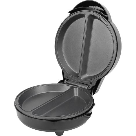 Appareil à omelettes électrique antiadhésif pour frittata, 2 parts individuelles, chauffage double face rapide, nettoyage facile 850W (1/5)