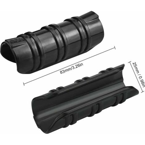 12 Pcs Serre Clips 25mm Clips Serre de Jardin Résistance aux Températures Elevées Fixation Bache Serre Durable Facile a Utiliser pour Fixation Serre Bannière Tuyau Jardin Films - Noir (1/3)