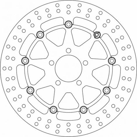 Disque de Frein Flottant compatible avec la marque KAWASAKI - Homologué TÜV