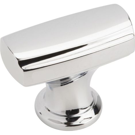 Bouton de placard Chrome poli Longueur 2,5-1 cm (35 mm) 1 lot Bouton de tiroir Quincaillerie d'armoire (1/5)
