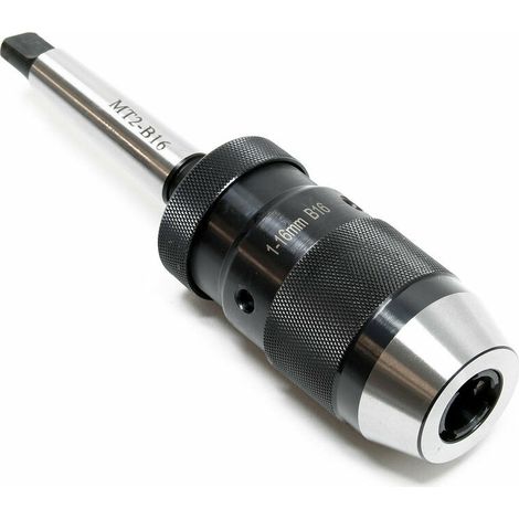Mandrino per trapano MK2-B16 con adattatore per mandrino cono Morse integrato con campo di serraggio di 16 mm