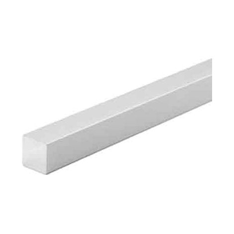 PROFILO PER RIVESTIMENTI QUADRO PIENO 8x8 mm - Barra 2 mt
