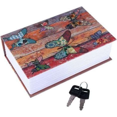– Coffre-fort secret en forme de livre – Cachette pour argent, bijoux, passeport – Acier inoxydable – Verrou en métal – Design camouflage (1/5)