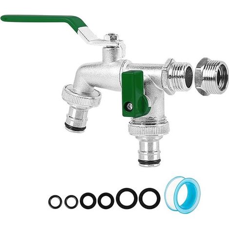 Universal Outdoor Garden Tap Made of Brass Alloy Rust Frost Resistant. (1/5)