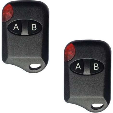 Télécommande Portail Electrique Sans Fil 433 mHZ 2 Boutons Duplicateur Clonage Clé Copi Télécommande pour Porte de Garage Porte électrique (1/4)