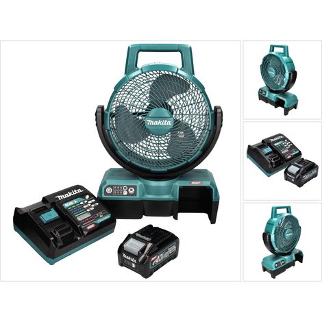 Ventilatore a batteria Makita CF 001 GM1 XGT 40 V, ventola max. 235 mm, alimentazione di rete + 1 batteria da 4,0 Ah + caricabatterie (1/5)