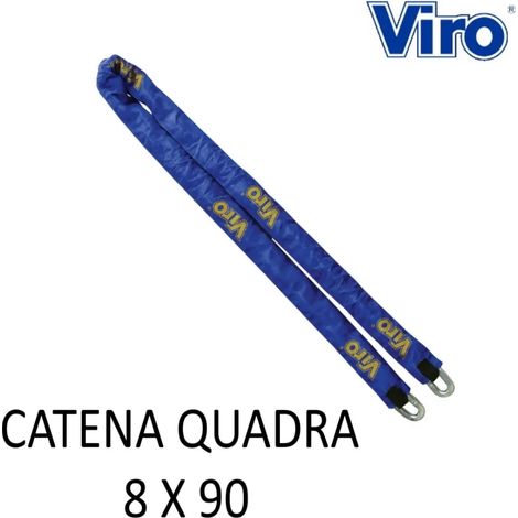 CATENA VIRO CM.90 A SEZIONE QUADRA DA MM.8 CON STOFFA (1/3)
