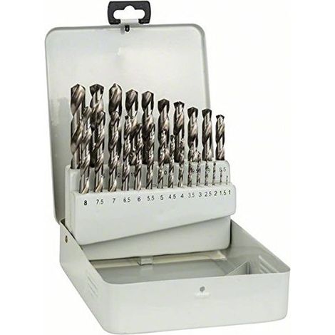 BOSCH 2607018727 - Set profesional: HSS-G DIN338: set 25 uds: 1-13