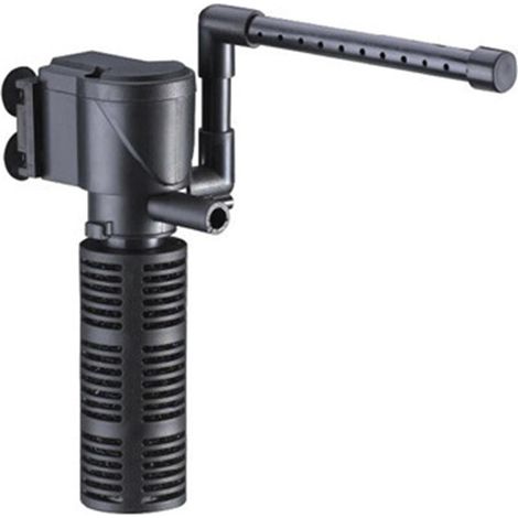 Pompe Submersible Aquarium avec Filtre, 3W 300L/H, Pompe à Eau Filtre, Réservoir pour Organismes Aquatiques, Bassin, Hydroponique (RS-602) (1/4)