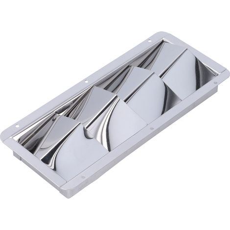 Grille de ventilation marine carrée à 4 fentes, cache-volets pour bateaux, en acier inoxydable (1/5)