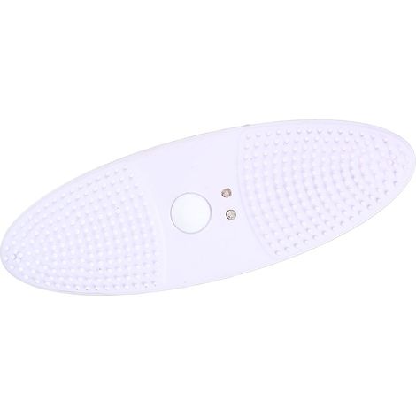 Nettoyeur à ultrasons, exfoliant pour le corps, laveur multifonction de fruits et légumes, lave-linge USB rechargeable (avec batterie intégrée, expédié) blanc (1/5)
