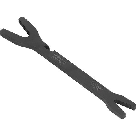 Schraubenschlüssel C45 Stahl 6–25 mm Y-Typ Doppelkopf Handwerkzeug für Reparatur und Wartung Schwarz (1/5)