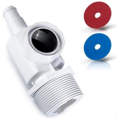 Connecteur mural pour nettoyeur Polaris - Kit de connecteurs pour tuyau d'aspirateur de piscine pour aspirateurs Polaris Zodiac 180, 280, 380, 480 et 3900 (1/3)