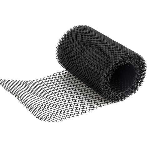 Protection de descente gouttière en ABS noir, maille légère pour le drainage des toitures et (1/5)