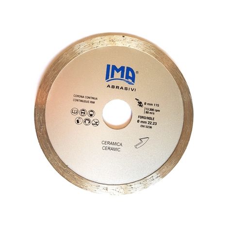 DISCO DIAMANTATO PER CERAMICA- Diam. 115 mm- FF- pezzi 1