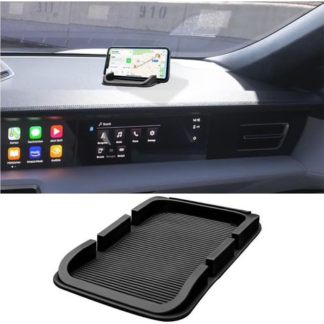 Stuoia di Telefono, anti Slittamento, anti-skid Vassoio, Dashboard Car Phone, Tappetino Antiscivolo per Cruscotto, Organizzatore, Multifunzionale 3 in 1 Tavolo di Auto Impermeabile (1/5)