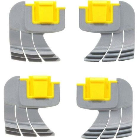 XVX Pack of 4 R0714400 Centrifugal Cyclone Scrubbing Brushes for Zodiac MX8 MX6 Elite Pool Cleaner (1/5)
