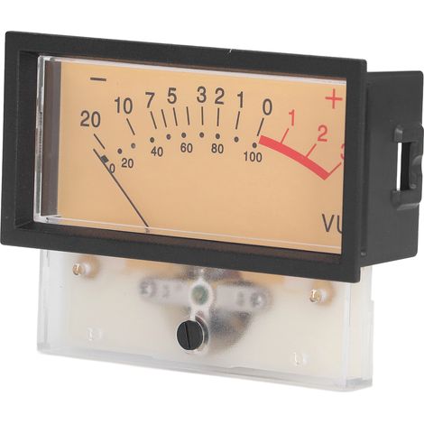 Indicador VU para amplificadores de válvulas con estructura de montaje, convertidor de audio ajustable y para proyectos de bricolaje. (1/5)