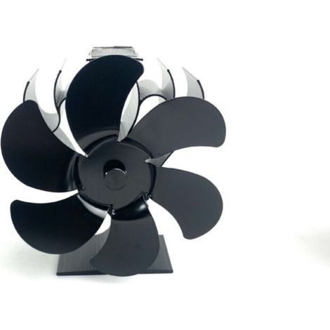 2023 Ventilateur Poele à Bois, 6 Pièces de Ventilateur Cheminée, Ventilateur Poele a Bois, Fonctionnement Silencieux, écologique, Répartition Efficace de La Chaleur Pour Brûleurs à Bois et Cheminées (1/3)
