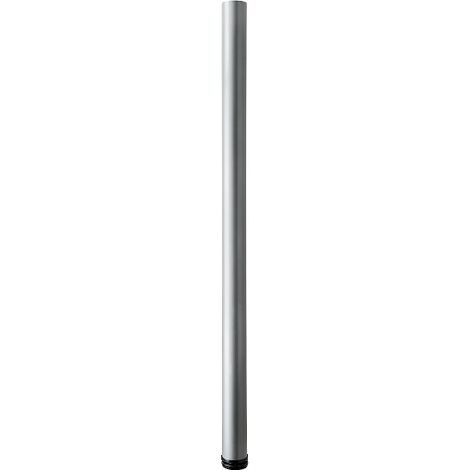Hettich Möbelfuß 6,0 x 110 - 113 cm Aluminium-Optik - 1 Stück Möbelfuß