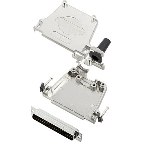 TRU COMPONENTS TCDTZF37DMPK 7709224 D-SUB Stiftleisten-Set 180 ° Polzahl: 37 Lötkelch 1 St.