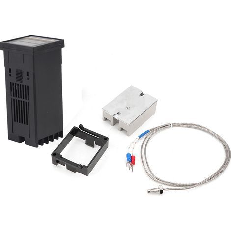Contrôleur de Température Numérique PID REX-C100 avec Relais Statique 40 A et Thermocouple K pour Une Gestion Optimale du Thermostat Lors du Brassage et de la Fermentation – (1/5)