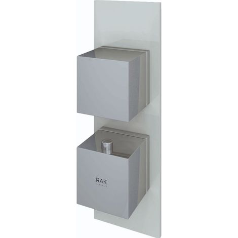 RAK Feeling Greige Square Concealed Thermostatic Single Control Shower Valve - RAKFSV1505S (1/2)