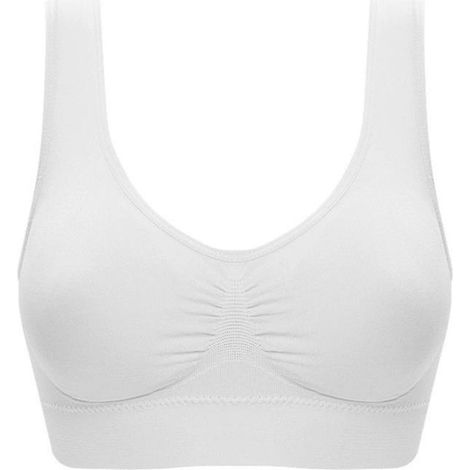 Yoga-BH für Damen in großen Größen, gepolstert, ohne Bügel, ideal zum Entspannen