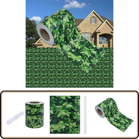 Écran d'intimité de jardin PVC 35x0,19 m Vert - Écran D'intimité Jardin - Clôture Pvc - Barrière De Confidentialité - Rouleau De Clôture - Brise-vue Extérieur