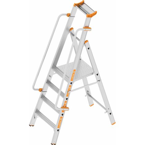 Layher Topic 1074 konische Plattformleiter 4 Stufen