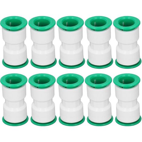 10 Stück Schnellverbinder für Wasserfilter, Steckverbindungen, gerade Ausführung, 25 mm