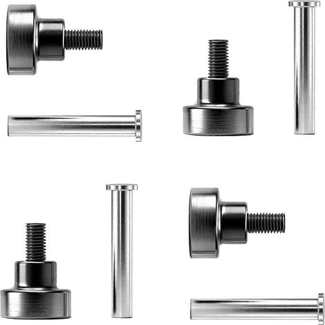 Magnetische Lüfterhalterung aus Metall mit Schraube für einfachen Austausch und stabile Befestigung in Gaming-Systemen (15 mm).