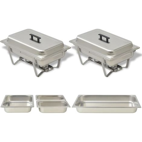 Chafing Dish Set 2-tlg. Edelstahl