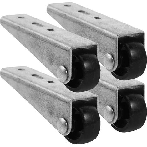 roulettes robustes, mobilité fluide, roulettes pivotantes, ensemble avec supports longs, roulettes directionnelles, compatibles avec les meubles (1/4)