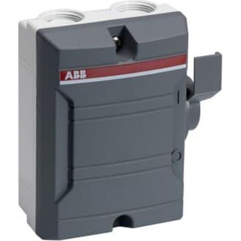 Interruptor de aislamiento de seguridad 25A 3P en carcasa IP65 BW325TPN 2CMA142403R1000
