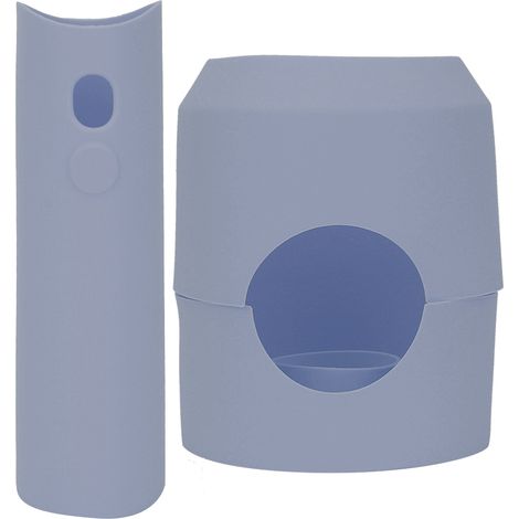 Sèche-cheveux Dyson protège-coque silicone, housse de protection anti-rayures, gris lavande, accessoire résistant à la chaleur (1/5)