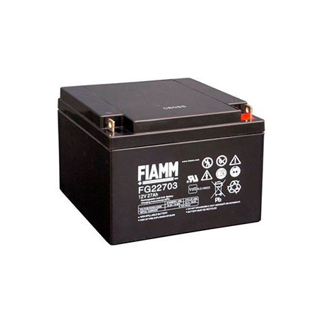 Fiamm - Batterie plomb AGM FG22703 12V 27Ah M5-M