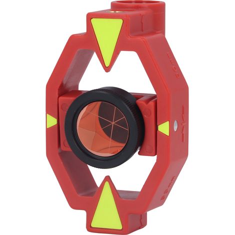 Mini prisme pour station totale Leica : installation facile, léger et compact, déport de 17,5 mm. Compatible avec les stations totales Leica. (1/5)