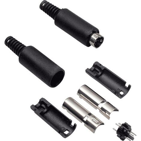 Mini DIN mâle, droit TRU COMPONENTS 1578861 Nombre de pôles: 8 1 pc(s) S466891 (1/4)