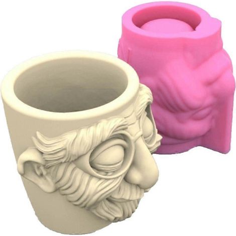 Moules pour vases, moules pour résine de bougies, moules en silicone pour pots de fleurs