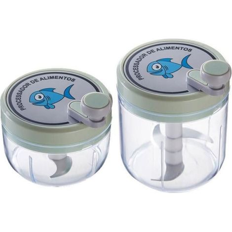 Hachoir Manuel - Pour Légumes Fruits Ail Oignons - Capacité 480 ml - Compact Facile à Nettoyer - 1 Pièce (1/5)