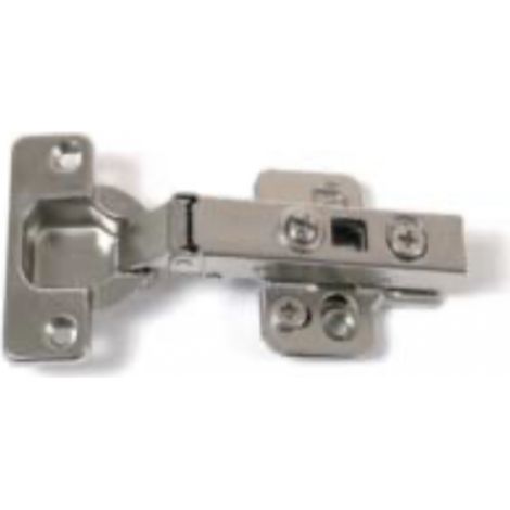 CERNIERA X ANTA AMMORTIZZATA COLLO 00 35MM BASE REGOLABILE NICHELATA