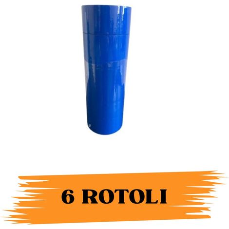 Nastro Adesivo Imballaggio Colorato Blue 48mmx66m 6 Rotoli Scotch EcoPrice®
