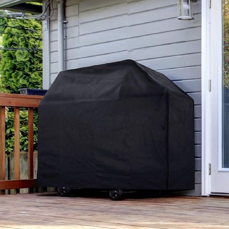 Housse de barbecue imperméable, bâche de protection avec sac de rangement, anti-UV, anti-poussière, résistante à l'humidité (80 cm x 66 cm x 100 cm)