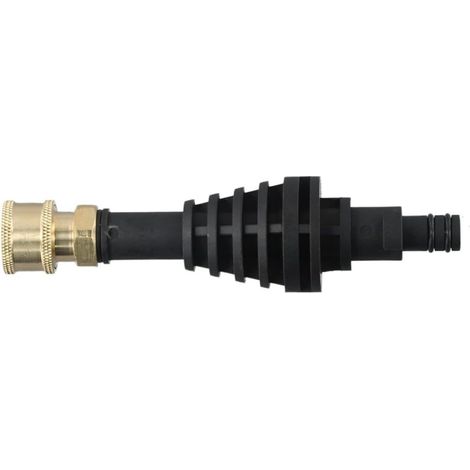 Short Lance Accessory Replacement Part for High Pressure Washer Machine Garden Cleaning Tool Car Cleaning Tool for Worx WA4013 Black Part Number 60046622 (1/4)