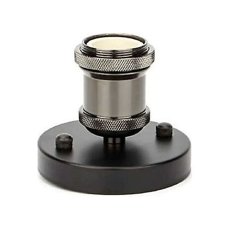 Edison Vintage E27 Lampenfassung, Adapter, Retro-Kronleuchterfassung, kabellos, Keramik-Innenleben, 1 Stück, Schwarz (1/4)